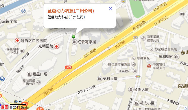 广州公司地图